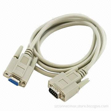 DB9 Male to Female RS232 Cable with Screw
